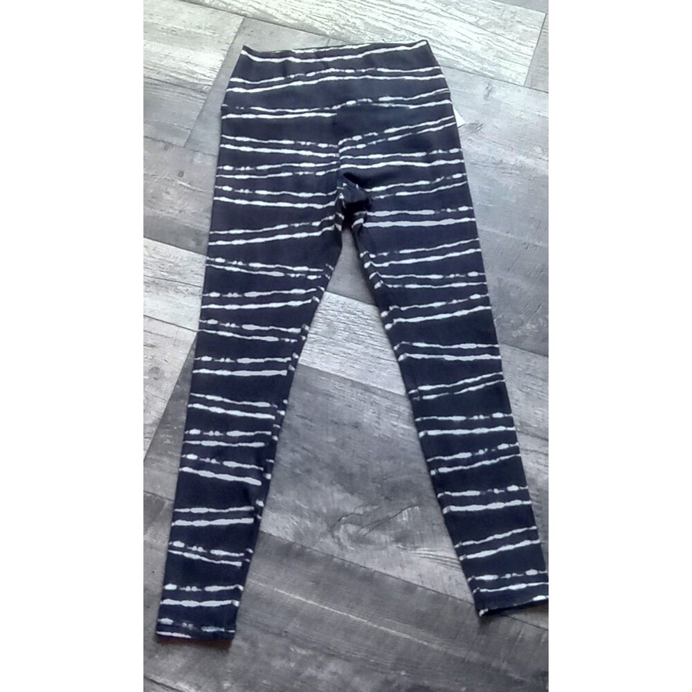 Scorpio Sol Women's S Blue/White Stripes  Moisture Management Legging, NWT